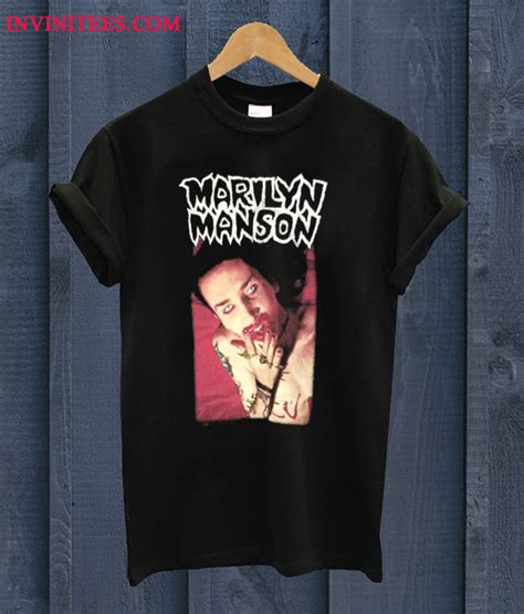 vintage marilyn manson tee|Vintage Marilyn Manson Shirt for sale .